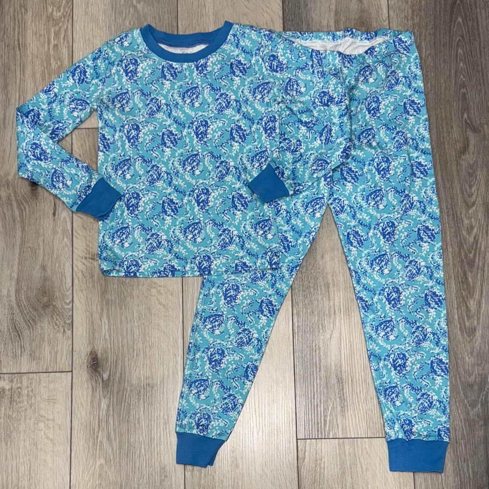 Lilly Pulitzer x Pottery Barn Kids - Blue Pajama Set